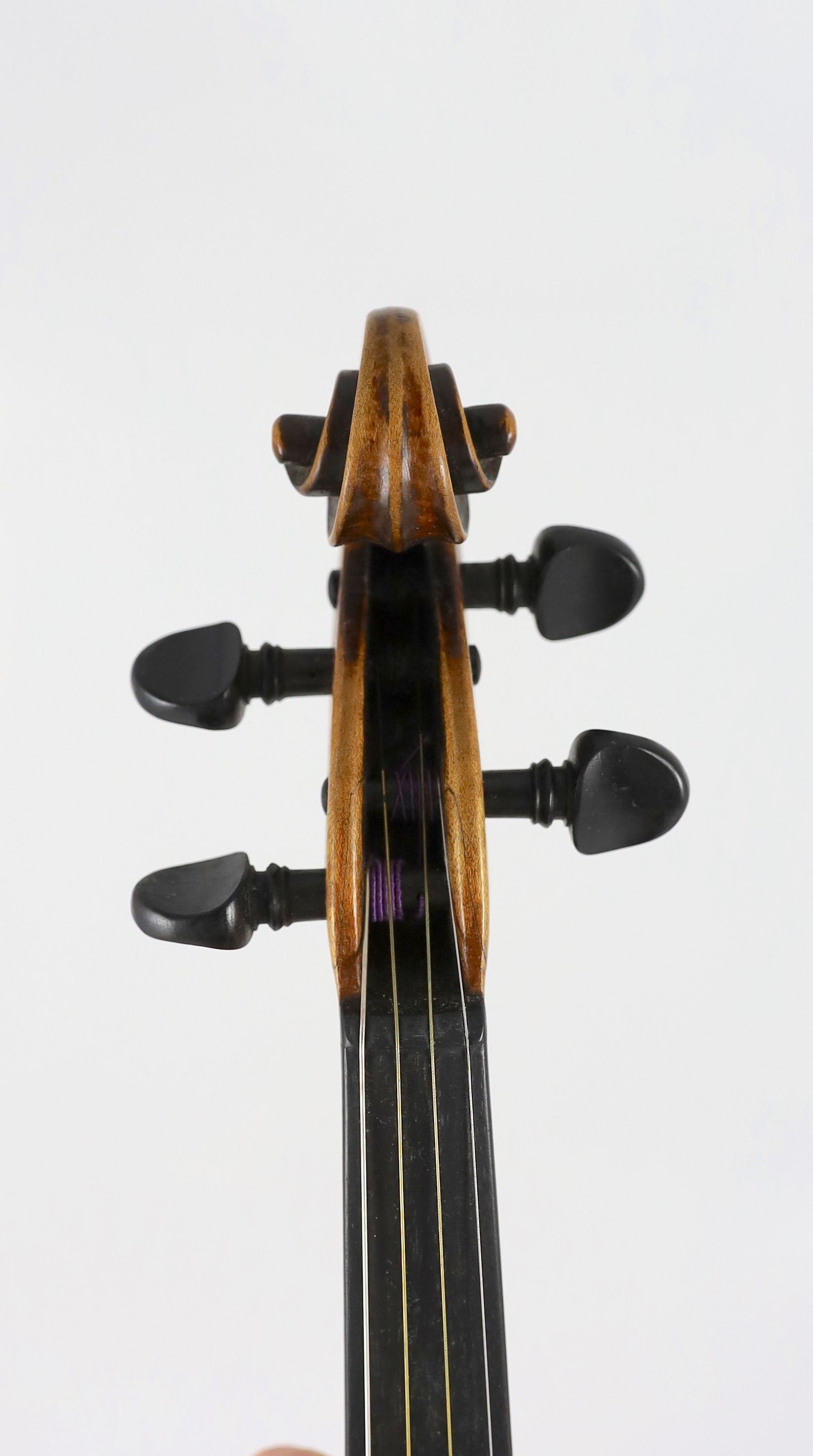 A Giuseppe Fiorini violin, with label